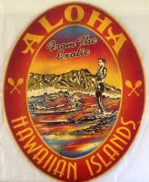 Aloha from the Exotic Large Full-Color Oval by Steve Neill </b> <! local>