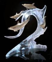 Playful Seas LE Lucite Sculpture by * WYLAND *