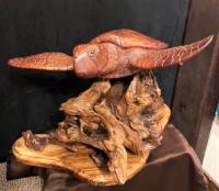 Island Adventurer Koa Sculpture by Craig Nichols <! local>