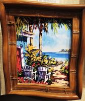 Cinnamon Bay 8x10 SN Framed Giclee by Steve Barton