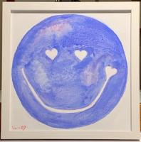 Heart Purple 12x12 Framed Acrylic by <! Vera> Vera <! Kirkpatrick><! local>