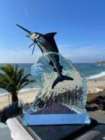 Blue Marlin LE Lucite Sculpture by * WYLAND *
