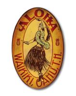 Hula Girl 28-Inch Oval by Steve Neill </b> <! local>