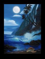 Blue Moon Tranquility 31x 39.5 Giclee SN of 750 by * WYLAND *