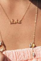 Simply Aloha Lowercase Small GF Necklace by Kiele Jewelry <! local> <! aesthetic>