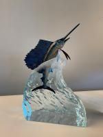 Sailfish Sea LE Lucite Sculpture by * WYLAND *