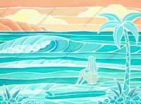 Beach Girl LE Giclee by Heather Brown <! local>