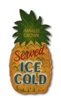 Served Ice Cold Pineapple Cut-Out by Steve Neill </b> <! local>
