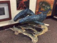 Humpback Reef Family #7/450 Table Base Sculpture by * WYLAND *