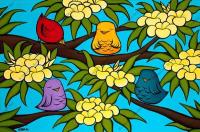 Bird Ohana LE Giclee by Heather Brown <! local>