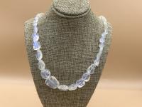Carved Moonstone Graduated GF Necklace by Pat Pearlman <! local>