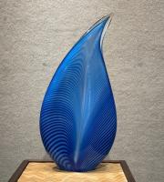 Optic Blue Leaf by Daniel Moe <! local>