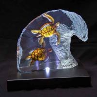 Sea Turtle Reflections LE Lucite Sculpture [Original Price: $5,990] by * WYLAND *