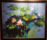 Enlightenment 38x46 Original Oil (Framed) by Thomas Leung