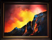 Creator Earth 29x39 Original Oil (Framed) by Thomas Leung