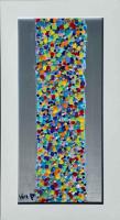 Gumball Waterfall 11x20 Acrylic  on  Wood by <! Vera> Vera <! Kirkpatrick><! local>