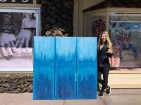 Water Flow Triptych by <! Vera> Vera <! Kirkpatrick><! local>