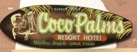 Coco Palms 4ft Pine Surfboard by Steve Neill </b> <! local>