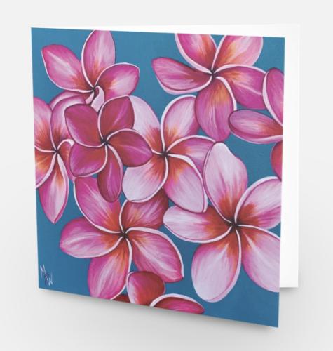 Msw Plumeria Greeting Card by MsW <! local>