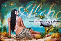 Aloha Express Enhanced Giclee by Shawn Mackey