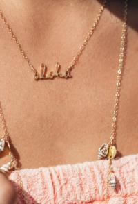 Simply Aloha Lowercase Small GF Necklace by Kiele Jewelry <! local> <! aesthetic>