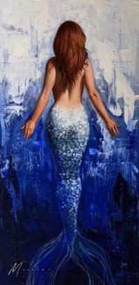 Deep Blue LE Enhanced Giclee by Shawn Mackey